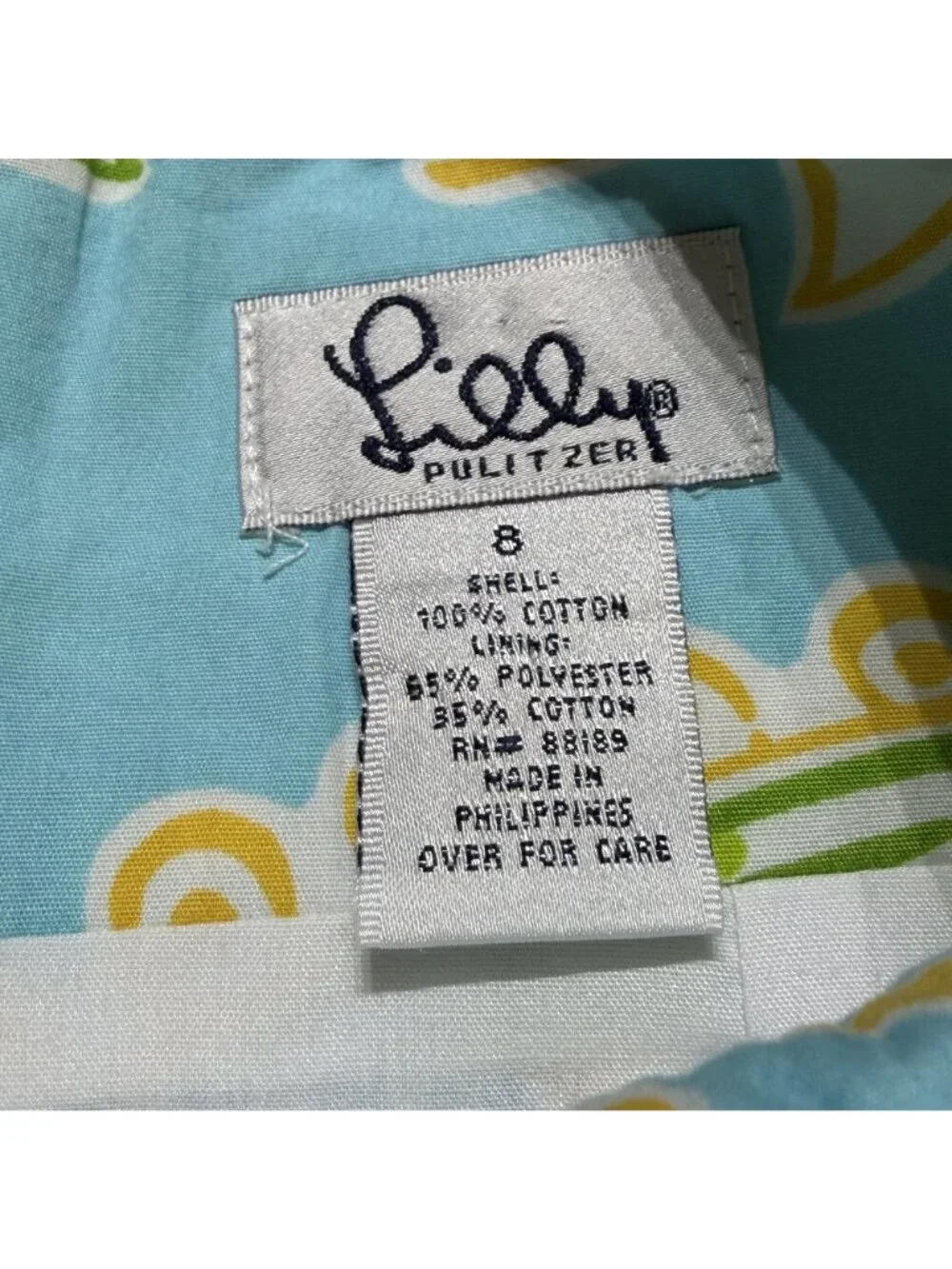 Lilly Pulitzer White Label Sunflowers Paisley Sundress Girls 8 VTG Resortwear